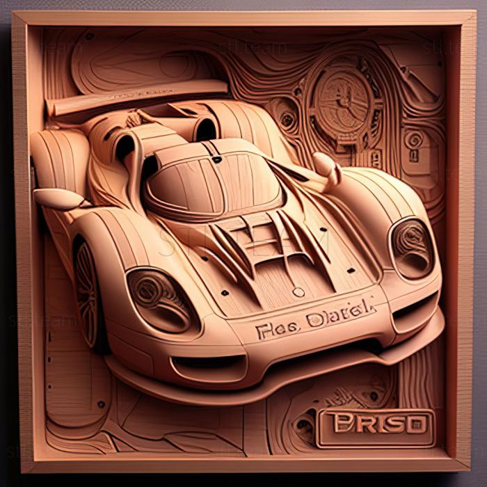 3D модель Porsche RS Spyder (STL)